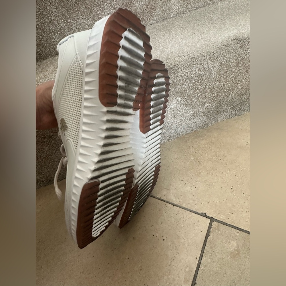 U.S. POLO ASSN Women’s cream Athletic Sneakers Size 10 US - Picture 7 of 9